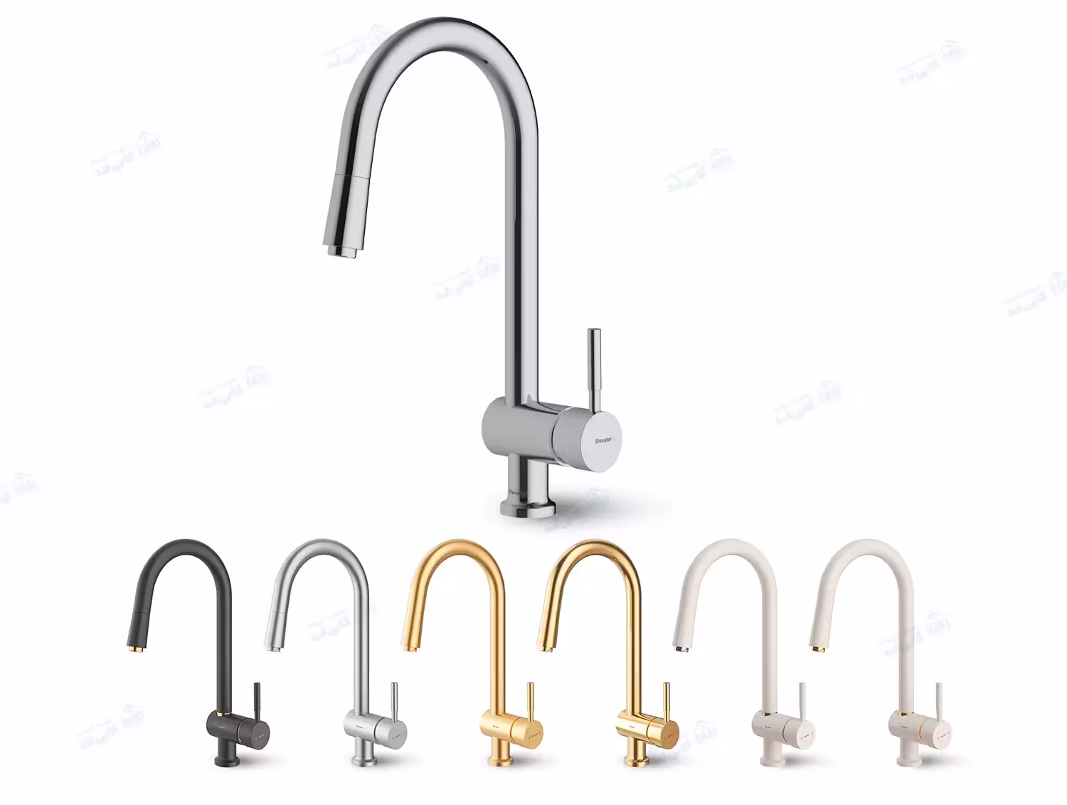 شیر آشپزخانه شاوری شودر مدل موناکوپلاس