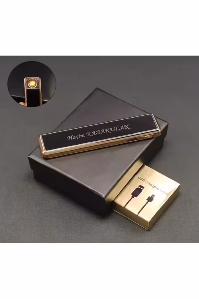 فندک برقی قابل شارژ با USB، هدیه‌ای شخصی‌سازی‌شده برای روز ولنتاین، سال نو و روز پدر - 5405