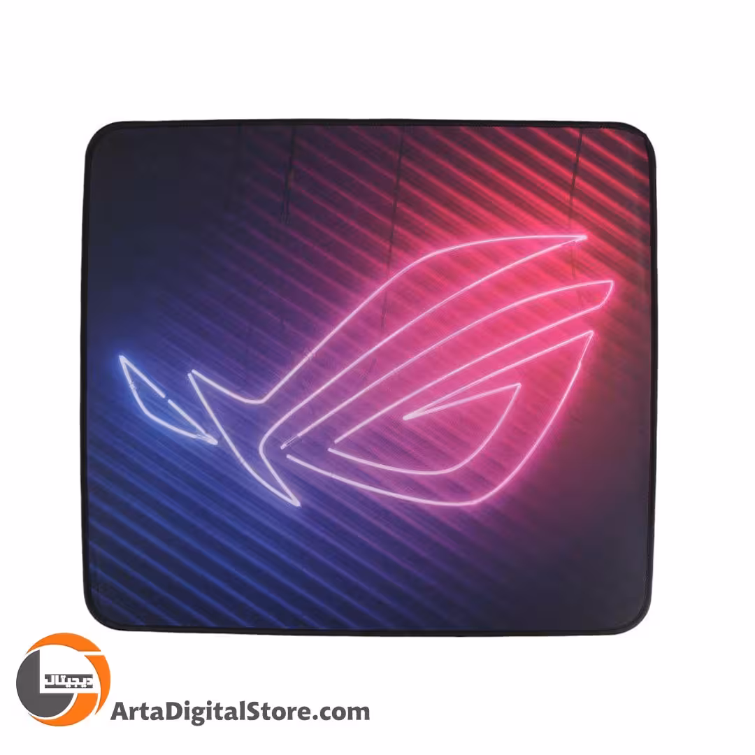 پد موس گیمینگ ROG 40*45cm Gaming MousePad Neon2