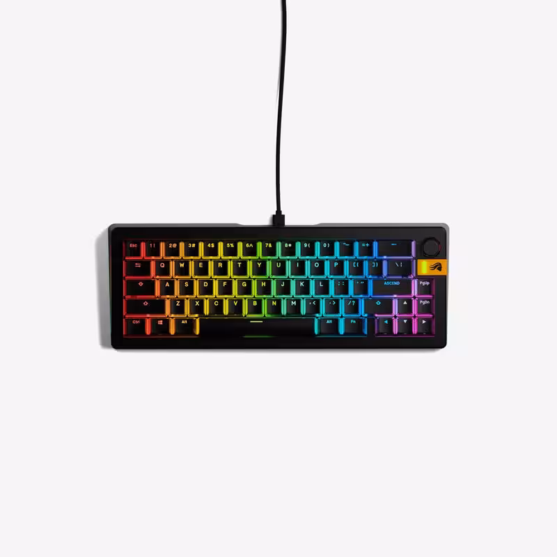 خرید کیبورد Glorious GMMK 3 HE Prebuilt Keyboard 65% Black با بهترین قیمت