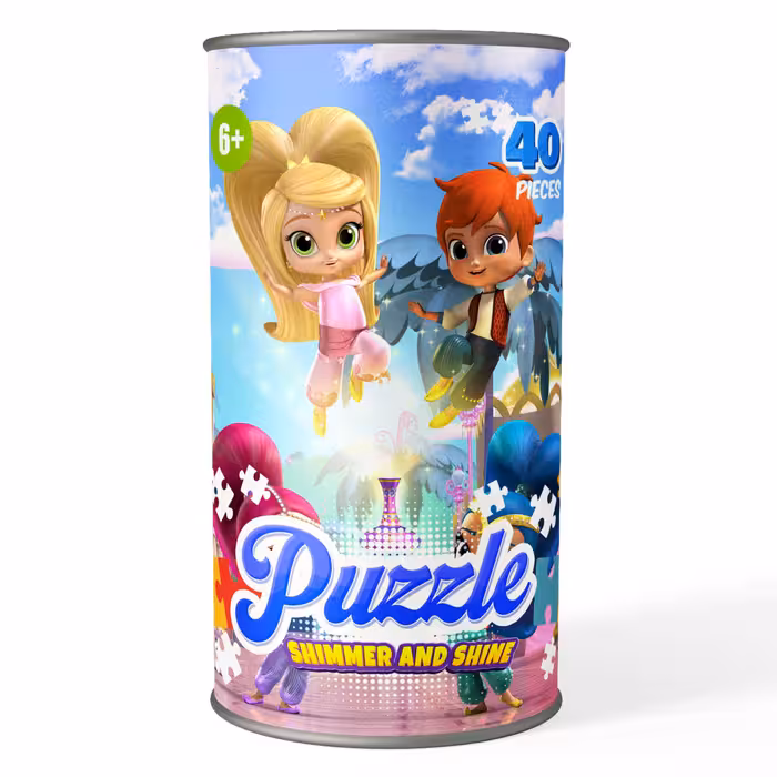 پازل 40 تکه کارتون پرنسس و دو قلوها