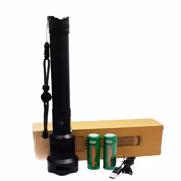 چراغ قوه یو وی 4 چیپ p90 اسمال سان 514p پر قدرت،مناسب کمپینگ با شعاع نور 395nm