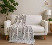 پتو مسافرتی یک نفره شبنما طرح کهکشان