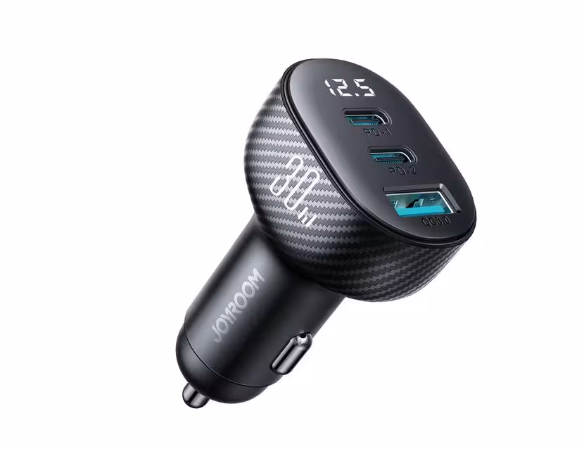 شارژر فندکی جوی روم مدل JR-CCD04 با نمایشگر دیجیتال 30W