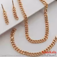 نیم ست زنانه کارتیر ژوپینگ شامل گوشواره و گردنبند و دستبند رنگ طلایی کد NIM141019W