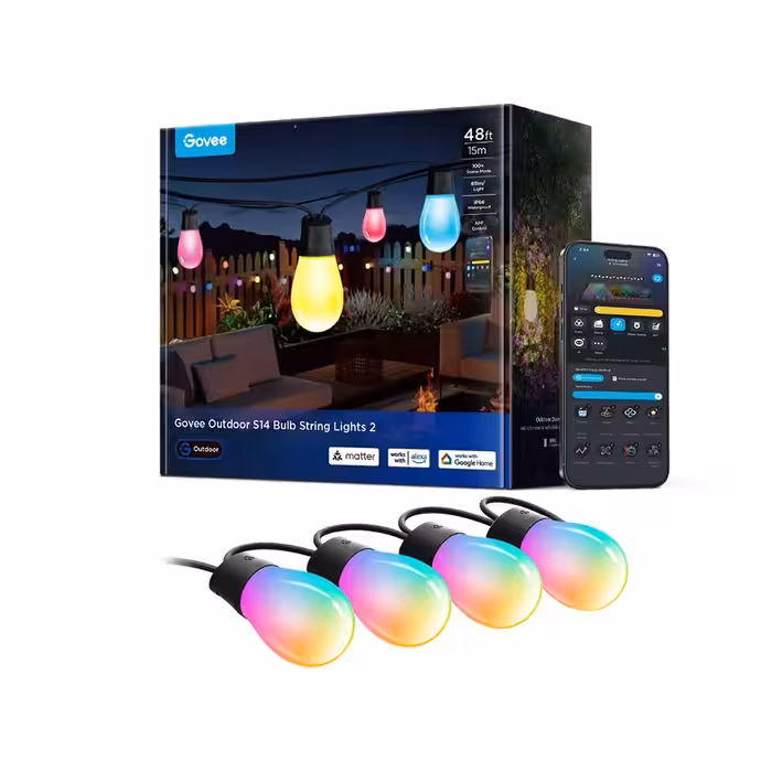 لامپ هوشمند فضای باز گووی مدل H7020 طول 15 متر