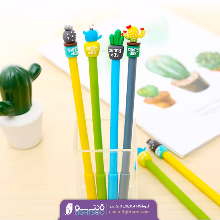 روان نویس کاکتوس طرح sunny  day