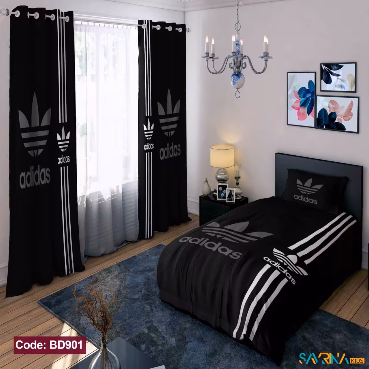 ست اتاق خواب طرح آدیداس کد BD901