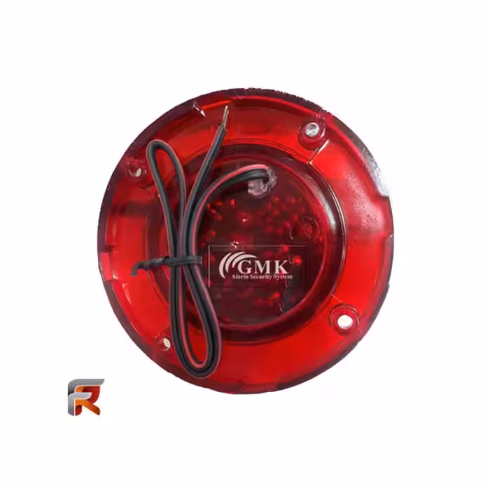 آژیر فلاشری گرد ۱۲ ولت جی ام کا