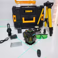 تراز لیزری 4 خط دیوالت 16 لاین نور سبز و 360 درجه مدل 16Line-4D