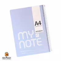 دفتر خط دار 100 برگ رحلی آبی پاستلی مکث نوت (Maxnote)