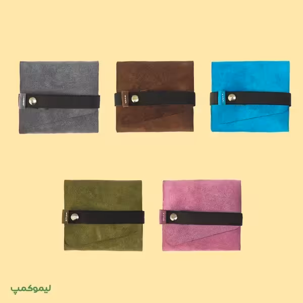 پک ادویه پاش پنج عددی کیف چرمی