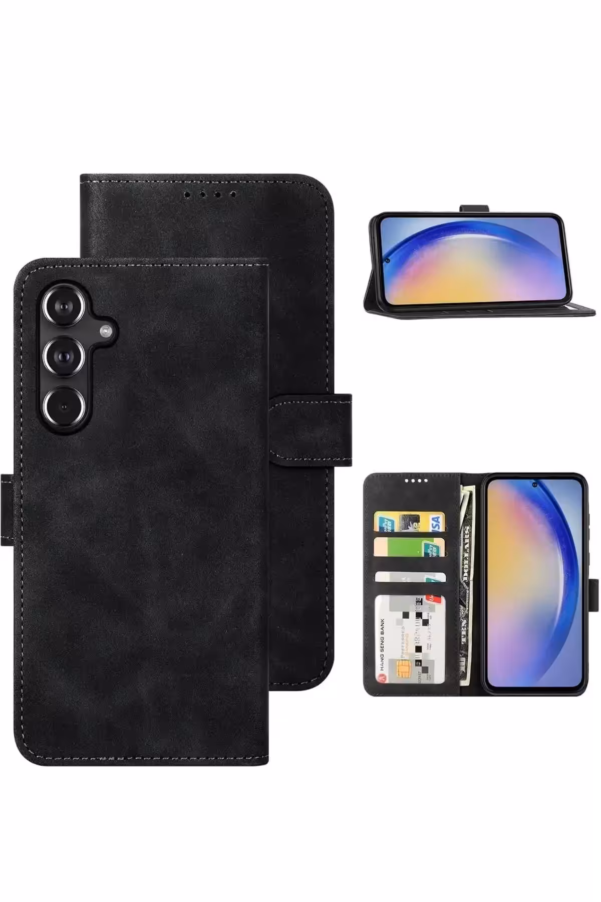 کیف وجای کارت ویزیت مگنت پایه 360 محافظ Soft - 2215