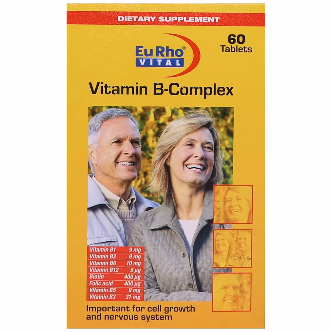 یوروویتال ویتامین ب کمپلکس 60عددی