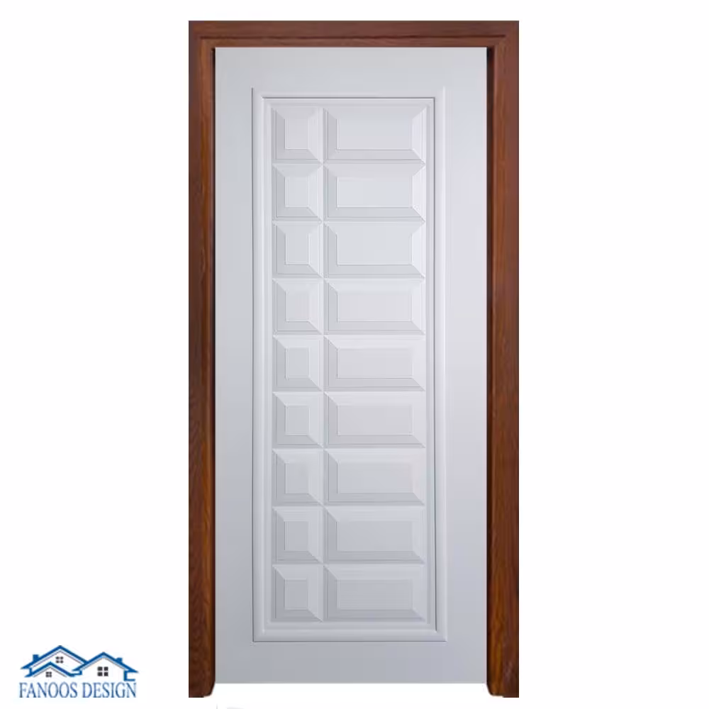درب داخلی سفید کلاسیک برای اتاق خواب کد 1370