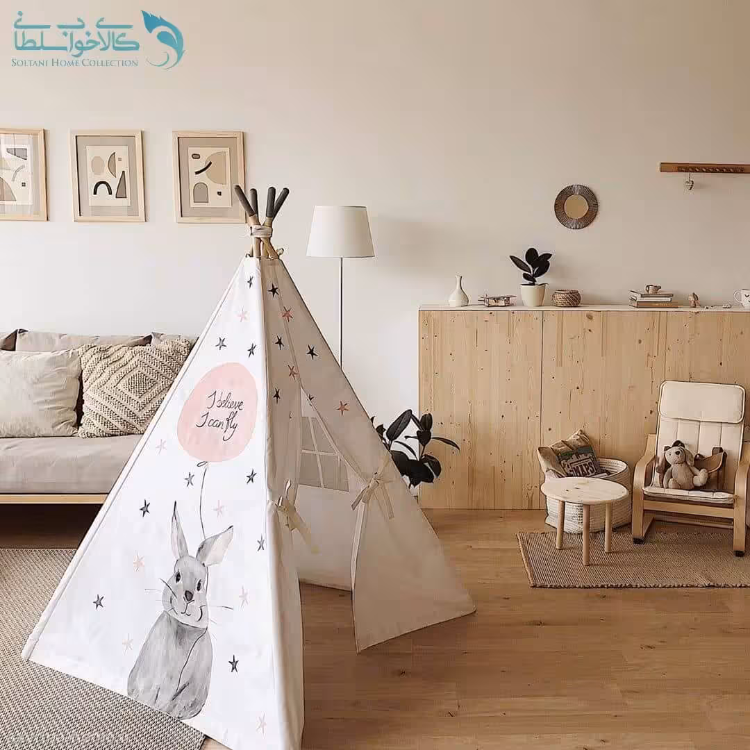 چادر سرخپوستی طرح خرگوش