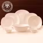 سرویس ارکوپال 26 پارچه  مربع لب طلا   4762