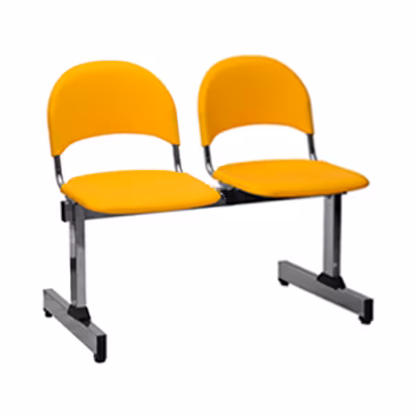 نیمکت انتظار دونفره نظری مدل متال پلاست کد 522