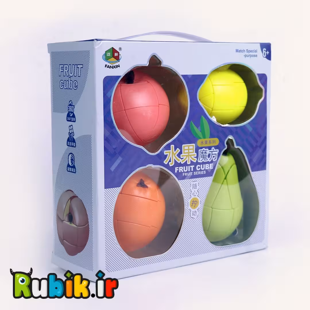 پک 4 عددی روبیک های میوه ای فانکسین Fanxin Fruit