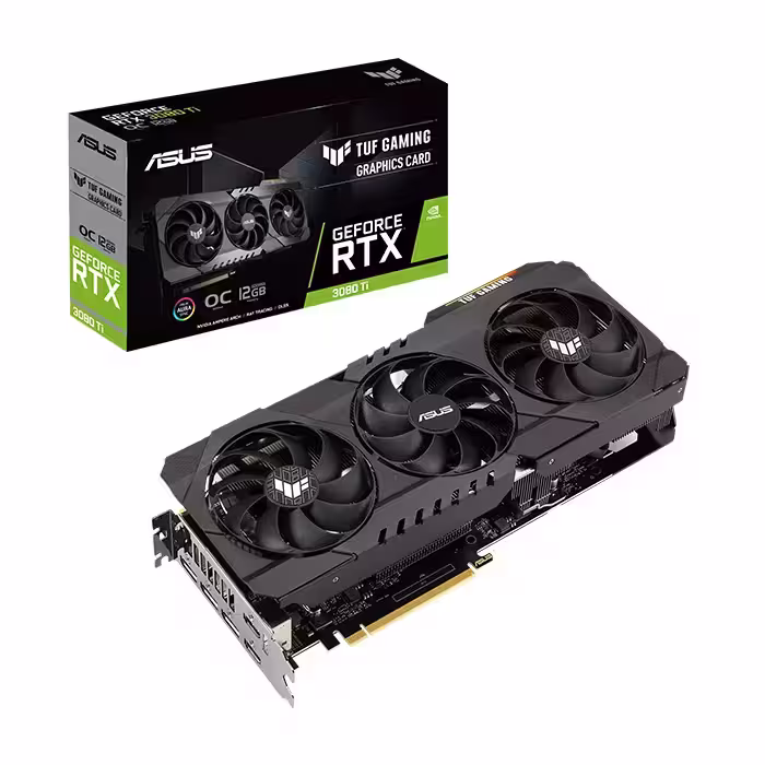 کارت گرافیک ایسوس TUF Gaming GeForce RTX 3080 TI OC Edition 12GB