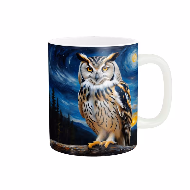 خرید ماگ-لیوان    جغد شب پر ستاره کد 835