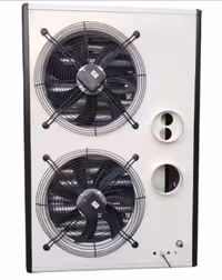 هیتر بخاری گازی فن دار صنعتی اذرتهویه f990 مدل2فن