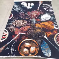 گلیم آشپزخانه ماشینی کاشان4متری2.25در1.5(هزینه ارسال باخریداروپس کرایه میباشد)