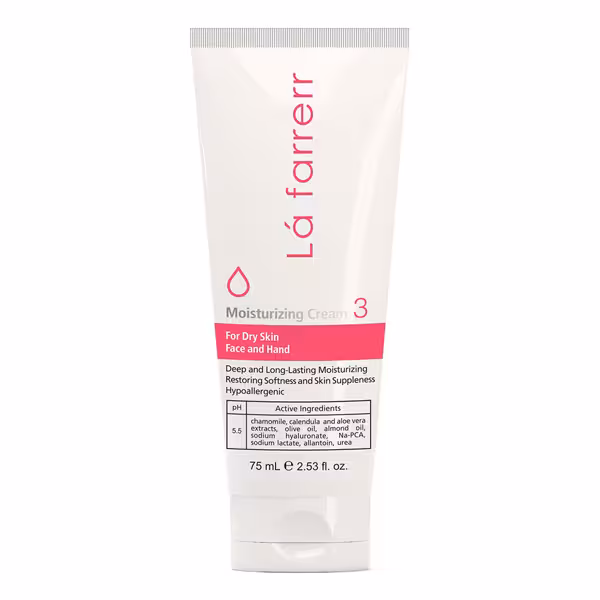 کرم مرطوب کننده و آبرسان لافارر مناسب پوست خشک حجم 75 میل