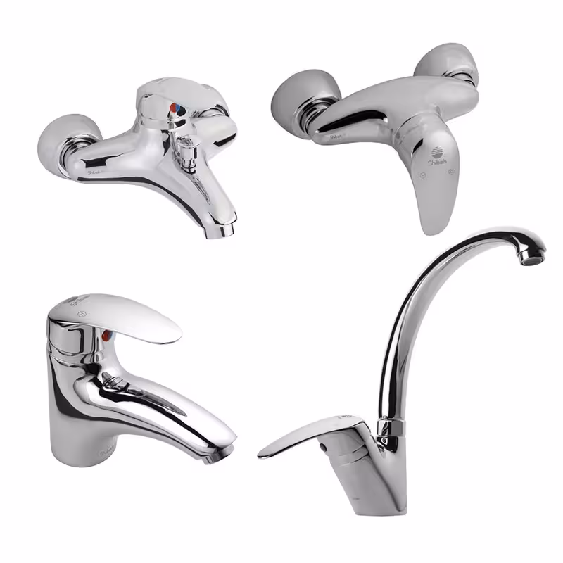 ست شیرآلات شیبه مدل کرخه (با ظرفشویی ثابت)