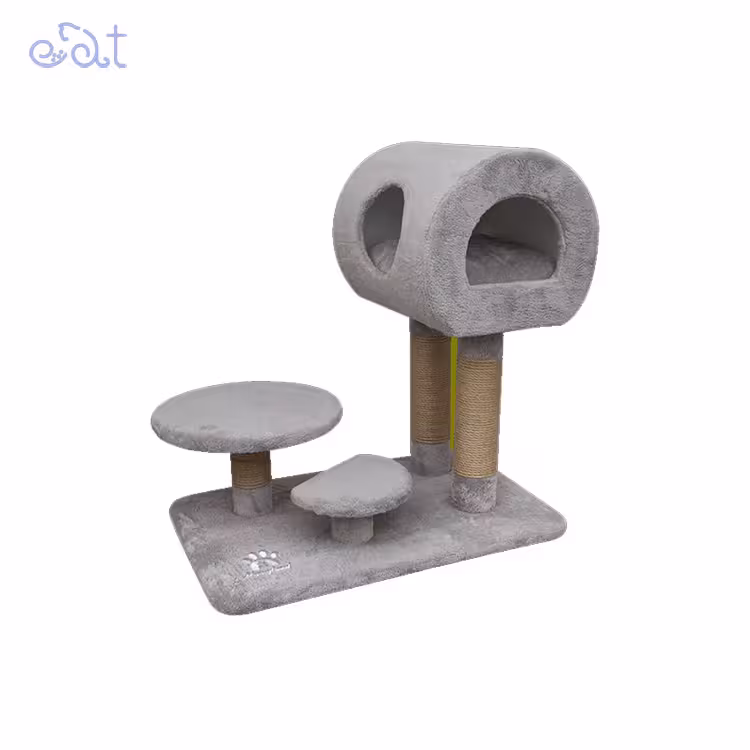 اسکرچر و درخت گربه مریلند مدل ژوپیتر MerryLand Jupiter Scratcher & Cat Tree (رنگ طوسی)
