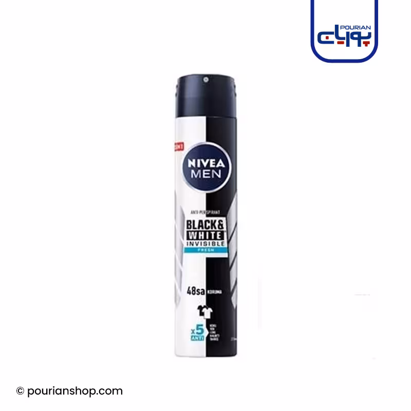اسپری ضدتعریق مردانه بلک اند وایت فرش نیوا حجم 200 میل