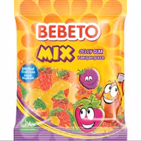 پاستیل ببتو میکس 80 گرم Bebeto Mix