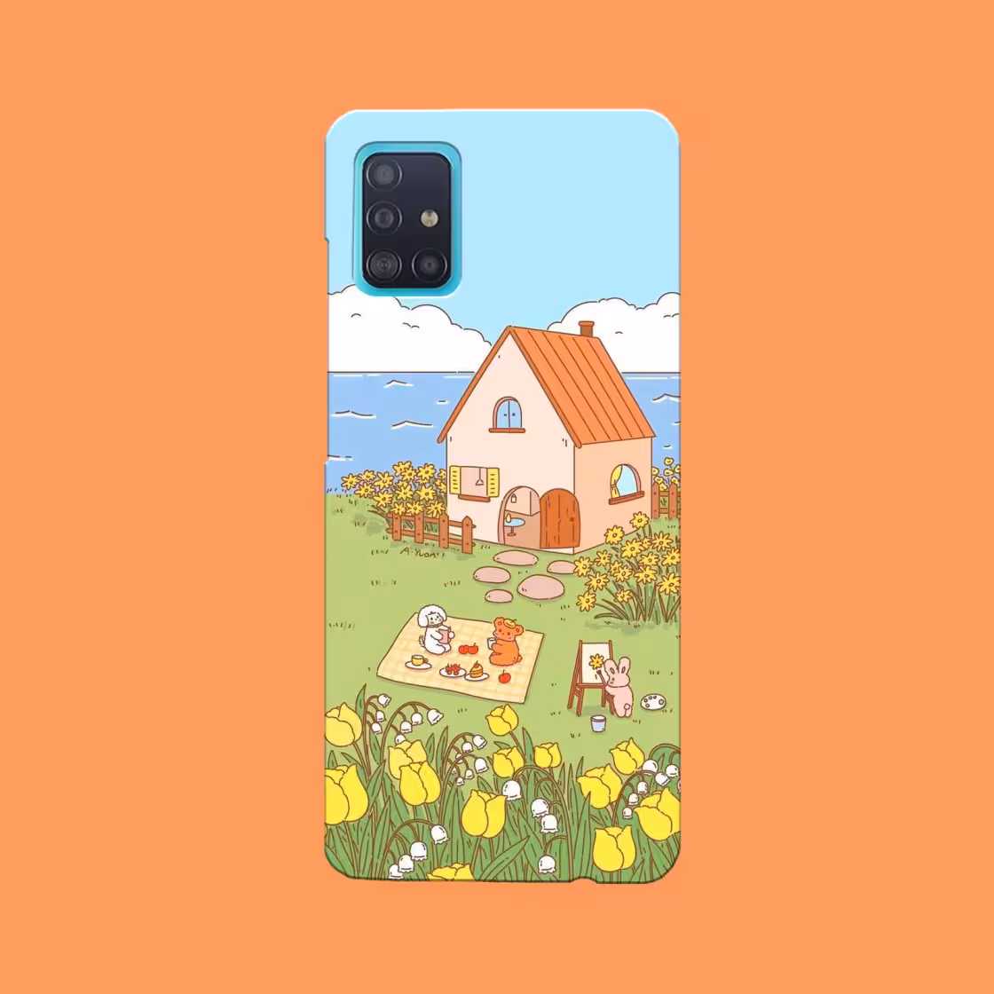 کاور گارد قاب مناسب برای گوشی موبایل سامسونگ A51 -کد1963