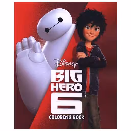 کتاب رنگ  آمیزی Big Hero (رحلی)