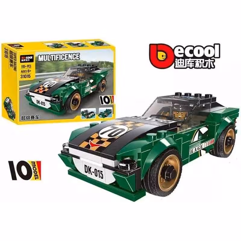 ساختنی برند decool مدل ماشین مسابقه ای 10 مدل کد 31015