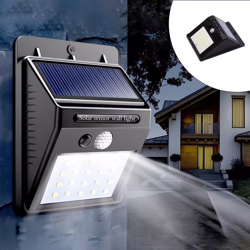 چراغ ال ای دی خورشیدی مدل Solar Wall Light