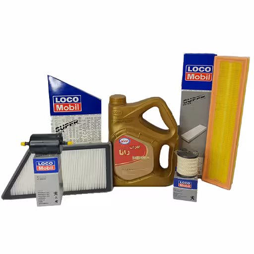 خرید پکیج تعویض روغن پژو 206 تیپ 2 بهران با صافی بنزین 85 به بعد (طلایی) | اتوموبی