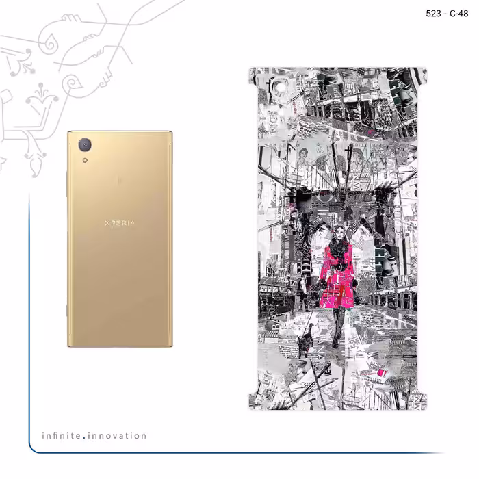 برچسب پوششی ماهوت مدل Collage of Catwalk Bridge مناسب برای گوشی موبایل سونی Xperia XA1 Plus