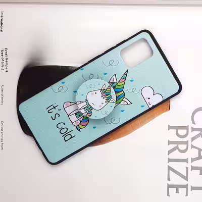 کاور لاین کینگ مدل itis coldi مناسب برای گوشی موبایل سامسونگ Galaxy A71 به همراه پایه نگهدارنده