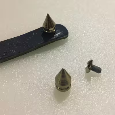 یراق دوزی طرح میخ مدل Y-Spiked-St10 بسته 10 عددی