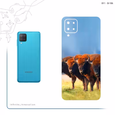 برچسب پوششی ماهوت مدل Buffalo مناسب برای گوشی موبایل سامسونگ Galaxy F12