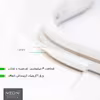 چراغ دیواری نئون دیزاین طرح Open_WHT