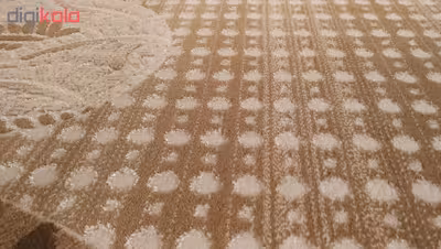 فرش ماشینی زمرد مشهد کد KR06 زمینه صورتی