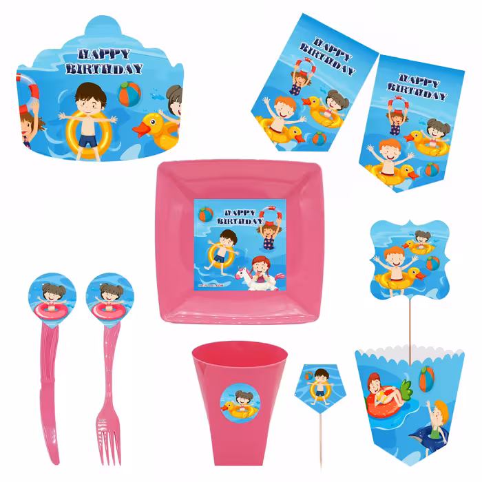  مجموعه 72 عددی تم تولد طرح شنا