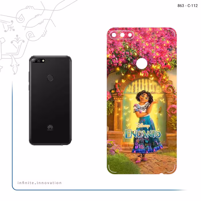 برچسب پوششی ماهوت مدل Encanto مناسب برای گوشی موبایل هوآوی Y7 Prime 2018