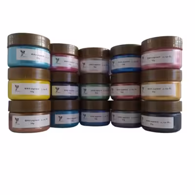 رنگ رزین اپوکسی بیزآرت مدل صدفی میکا حجم 100میلی لیتر