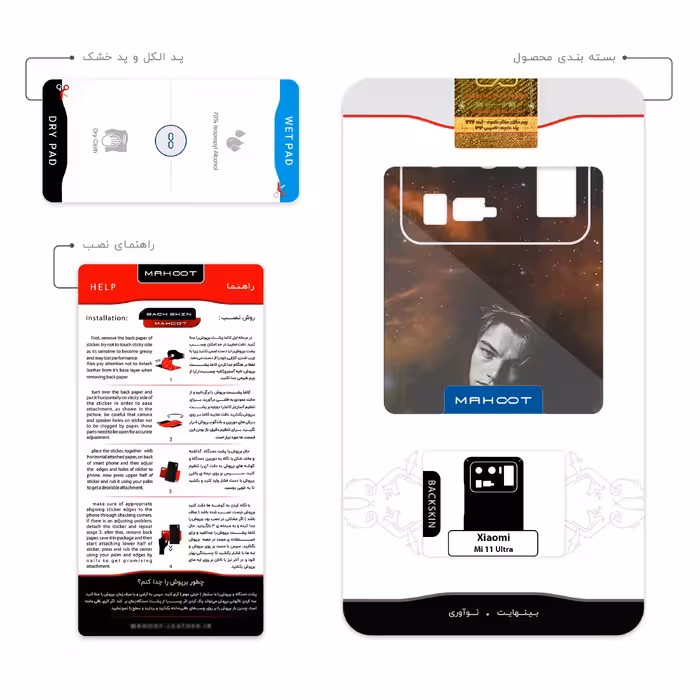 برچسب پوششی ماهوت مدل Leonardo Dicaprio مناسب برای گوشی موبایل شیائومی Mi 11 Ultra