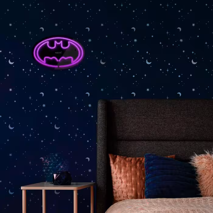 چراغ دیواری نئون دیزاین طرح Batman-BL_PR