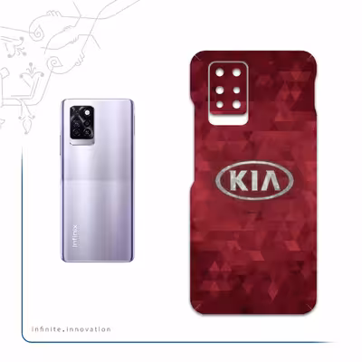 برچسب پوششی ماهوت مدل KIA-Logo مناسب برای گوشی موبایل اینفینیکس Note 10 Pro