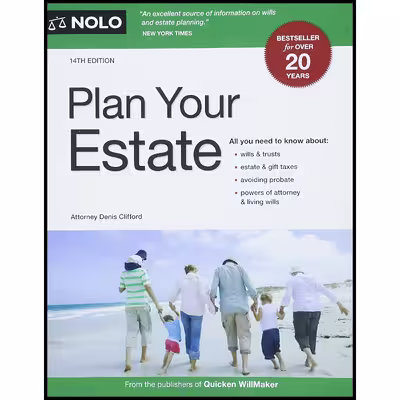کتاب Plan Your Estate اثر Denis Clifford انتشارات NOLO